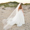 Accessori per abiti da sposa in velo bianco nudo con velo semplice da sposa - Pagina 3