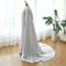 Mantello da sposa scialle con cappuccio in raso lungo colore scialle - Pagina 3