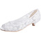 Scarpe da donna in pizzo primavera estate traspiranti scarpe da sposa comode - Pagina 2