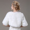Pelliccia allentata del manicotto corto del Glamour dello scialle di cerimonia nuziale di cerimonia nuziale - Pagina 3