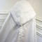 Mantello in raso di pizzo con scialle da sposa musulmano - Pagina 3
