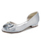 Scarpe da sposa plus size scarpe singole fiocco sandali da festa in raso - Pagina 14