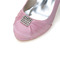 Scarpe da damigella in raso da sposa scarpe da sposa rosa tacchi alti per cena - Pagina 6