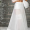 Vestito pieno del vestito da cerimonia nuziale bianco del bicromato di potassio dell'annata - Pagina 3