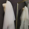 Velo da sposa in pizzo bianco squisito Velo da cattedrale con paillettes Velo da sposa in pizzo stereo - Pagina 5