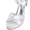 Sandali da donna personalizzati con cinturino sottile incrociato di fascia alta scarpe da sposa in raso scarpe da banchetto - Pagina 6