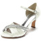Scarpe da sposa con farfalla in raso, scarpe da damigella d'onore verdi con tacco a spillo con tacco a spillo - Pagina 2