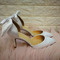 Scarpe da sposa bianche scarpe da sposa in raso tacchi alti modelli autunnali e invernali - Pagina 4