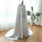 Mantello da sposa scialle con cappuccio in raso lungo colore scialle - Pagina 4
