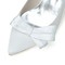 Scarpe da sposa con tacco alto sandali con tacco alto da sposa scarpe da damigella d'onore in raso - Pagina 5
