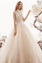 Vestito da sposa A-line Con fiocchi Lunghezza piano Formale Multi-strato. - Pagina 5