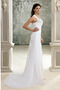 Vestito da sposa Senza schienale Sala Pick-up A-line Chiffon Elegante - Pagina 3