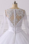 Vestito da nozze A-line Chiusura lampo Profondo scollo a v Pizzo - Pagina 6