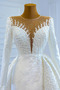 Vestito da sposa Vita naturale Perle Coda a Strascico Cattedrale - Pagina 6