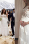 Vestito da sposa Elegante Maniche lunghe 3/4 Merletto A-line Pizzo - Pagina 4
