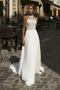 Vestito da nozze lussi Vita naturale A-line Strascico spazzata - Pagina 1