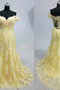 Vestito da sera Lungo Tulle Spalla di rugiada Maniche corte Triangolo invertito - Pagina 4