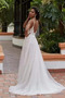 Vestito da sposa Vita naturale Elegante Strascico spazzata A-line - Pagina 2