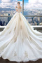 Vestito da sposa Inverno Maniche cotta Strascico Reale A-line - Pagina 2