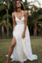 Vestito da sposa Spiaggia Spalline larghe Profondo scollo a v - Pagina 2