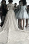 Vestito da nozze Tulle Autunno Coda a Strascico Cattedrale Ciondolo accentato gioiello - Pagina 2