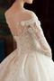 Vestito da sposa Formale Vita naturale Allacciare Fuori dalla spalla - Pagina 4