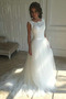 Vestito da sposa Tulle Applicato Elegante Vita naturale Sala Estate - Pagina 1