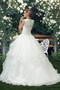 Vestito da sposa A-line Chiusura lampo Bateau Medio Pomposo All Aperto - Pagina 3