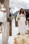 Vestito da sposa Elegante Maniche lunghe 3/4 Merletto A-line Pizzo - Pagina 3