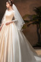 Vestito da sposa Classico Maglietta Vita naturale Spazzola Treno - Pagina 3