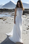 Vestito da sposa Pizzo A-line Spiaggia Senza maniche Vita naturale - Pagina 1