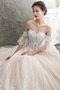 Vestito da sposa Maniche corte Perline Triangolo invertito A-line - Pagina 4