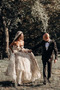 Vestito da nozze Tulle Primavera A-line Triangolo invertito Vita naturale - Pagina 5