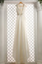 Vestito da nozze Satin Chiesa Con fiocchi Elegante Gioiello Senza maniche - Pagina 7
