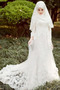 Vestito da sposa Tulle Vita naturale Perline Maniche lunghe A-line - Pagina 1