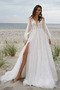 Vestito da nozze Vendita A-line Spiaggia Applicato Autunno Sexy - Pagina 1