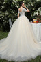 Vestito da sposa Spazzare treno lussi Maglietta A-line Ciondolo accentato gioiello - Pagina 2