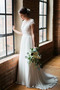 Vestito da sposa Senza schienale Elegante Pizzo Strascico spazzata - Pagina 1