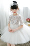 Vestito dalla bambina Tulle Vita naturale Matrimonio A-line Autunno - Pagina 3