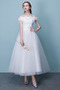 Vestito da sposa Affascinante Medio Fuori dalla spalla A-line - Pagina 1
