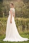 Abito da nozze Elegante Lunghezza piano Pizzo Chiffon Scollo a v - Pagina 2