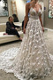 Vestito da nozze A-line Pera Rosetta accentato Primavera Elegante - Pagina 1