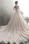 Vestito da sposa Maniche corte Perline Triangolo invertito A-line - Pagina 2