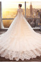 Vestito da sposa Tulle A-line Vita naturale Maniche corte Allacciare - Pagina 2