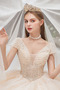 Vestito da sposa Inverno A-line Vita naturale Profondo scollo a v - Pagina 6