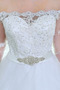 Vestito da nozze Pizzo Vita naturale Tulle Spalla di rugiada A-line - Pagina 5