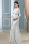 Vestito da sposa Lunghezza piano Elegante Fusciacche Vita dell'Impero - Pagina 3