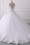 Vestito da nozze A-line Chiusura lampo Profondo scollo a v Pizzo - Pagina 4
