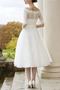 Vestito da nozze Tulle Elegante Autunno Vita naturale A-line Pick-up - Pagina 3