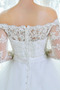 Vestito da nozze Pizzo Vita naturale Tulle Spalla di rugiada A-line - Pagina 6